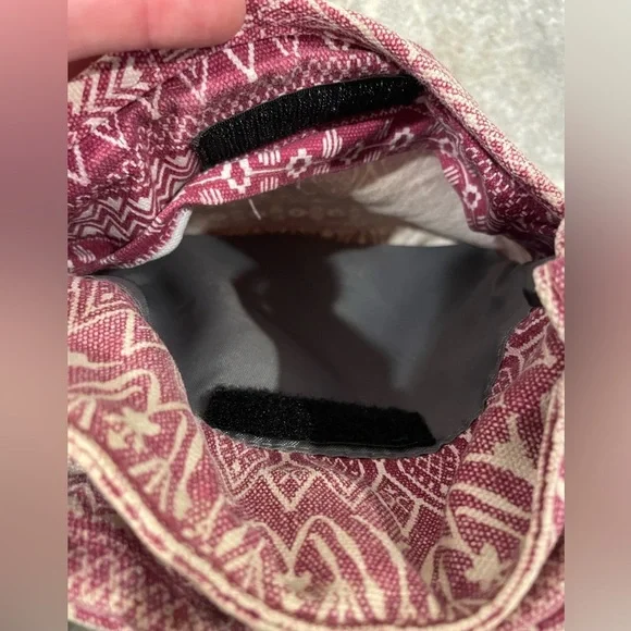 Kavu Crossbody Bag Purse Adjustable Strap Pink & White - Picture 5 of 9